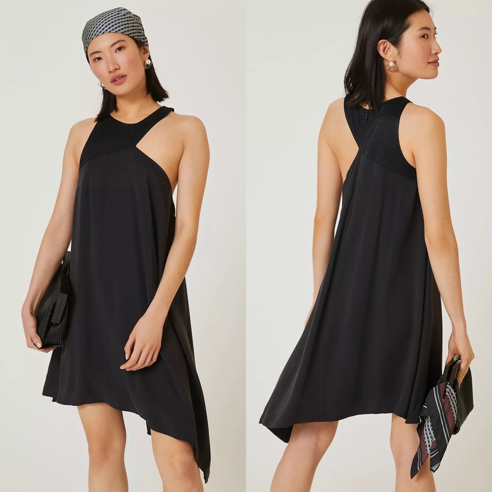 NWT Anthropologie  Cutout-Halter Mini Dress